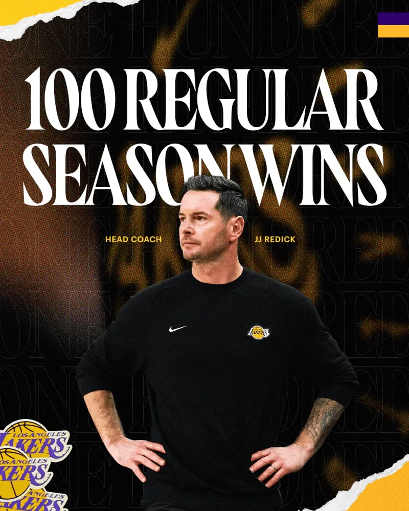 开云APP-湖人官方分享雷迪克百胜海报：这就是我们的教练